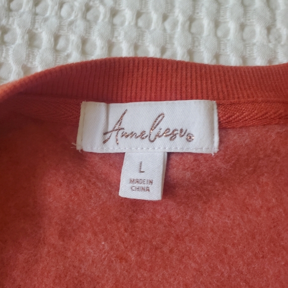 Chenille Pumpkin Sweatshirt-NWT - Picture 3 of 8